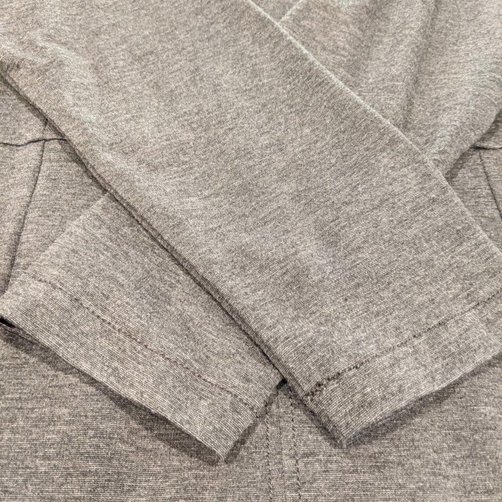 NWT Marina Rinaldi Sport Olivetta long-sleeved gray tailored midi dress, size 22 - Picture 6 of 10